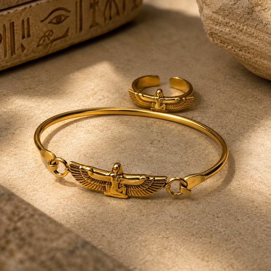 Isis Wing Jewelry Set