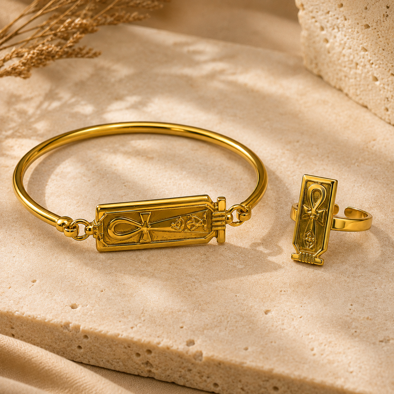 Ankh Cartouche Set
