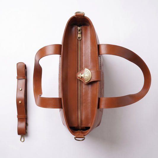 Classic Havan Leather with Free Belt Handbag for Women
